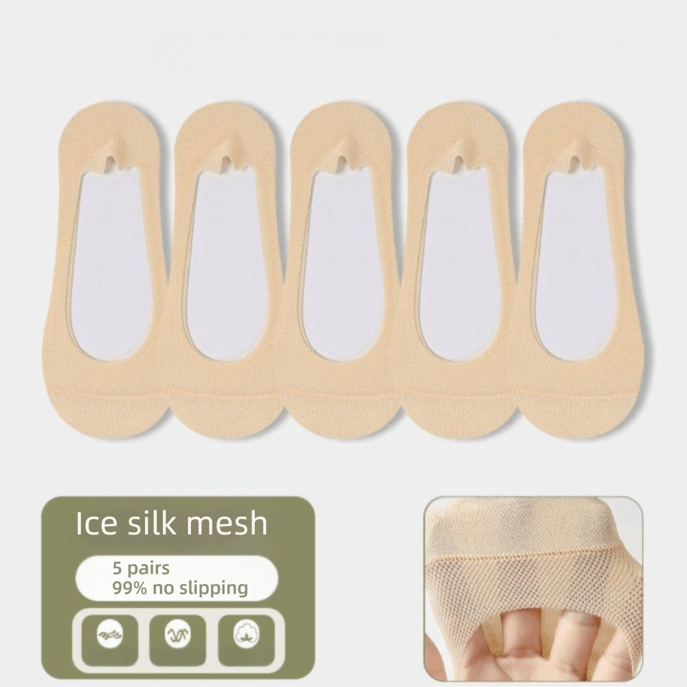 5 Paar Hoge Kwaliteit Mesh Ade - No Show Sock Women recensie en prijs