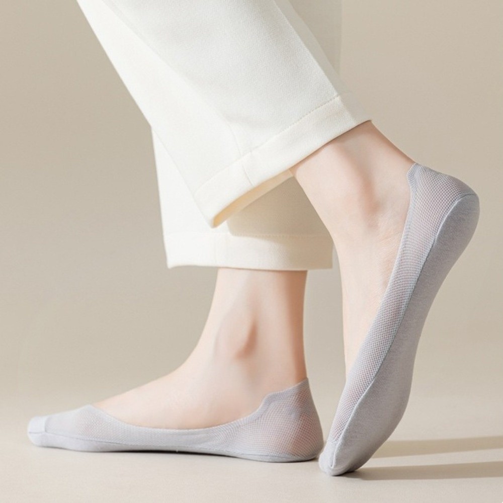 5 Paar Hoge Kwaliteit Mesh Ade - No Show Sock Women recensie en prijs